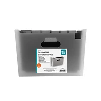 PEN+GEAR 7-POCKET EXPANDING FILE STORAGE, GRY WHT/BLK, 7-POCKET