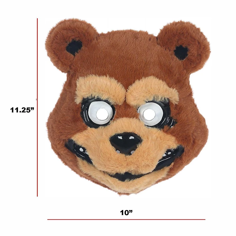 HALLOWEEN-MASQUE D’OURS VELU