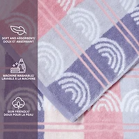 Serviette de bain pour enfants Mainstays – Arcs-en-ciel roses