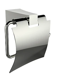 Porte-papier hygiénique chromé avec ensemble d'accessoires pour porte-serviettes à tige unique AI-13329