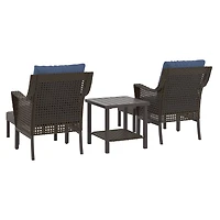 Ensemble causerie 5 pièces pour patio Belmont HOMETRENDS