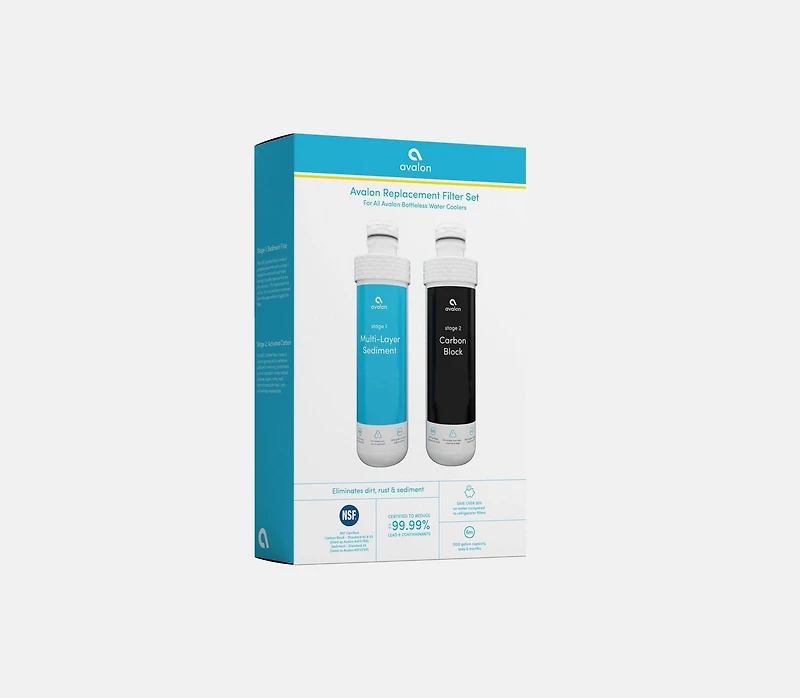 Avalon Filtres 2 Étapes Pour les Distributeurs dEau Sans-Bouteille