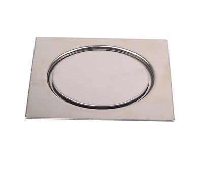 DROP Bath and Kitchen DR091053 Drain de sol pour douche de série invisible en chrome
