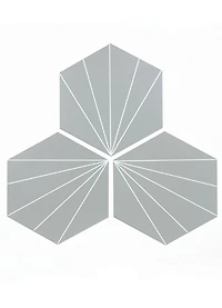 FloorPops Vers Peel and Stick Hexagon Floor Tiles Set of 20