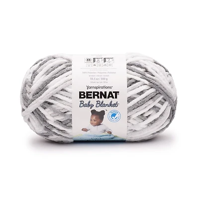 Bernat® Baby Blanket™ Yarn, Polyester #6 Super Bulky, 10.5oz/300g, 220 Yards, Soft