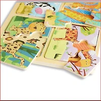 Melissa & Doug Wooden Puzzle - Animal Patterns