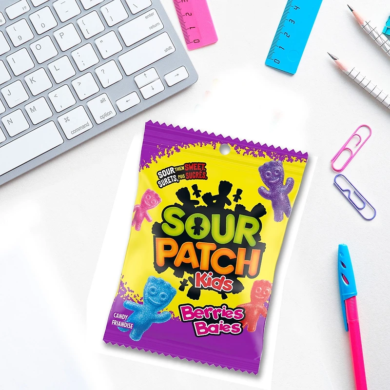 Sour Patch Kids Berries Candy, Sour then Sweet, Gummy Candy 150 g
