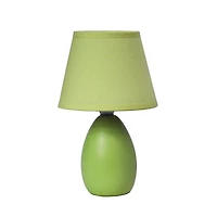 Simple Conceptions Mini Oeuf Ovale Lampe de Table en Céramique