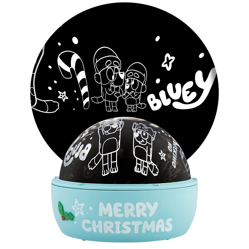 Christmas Lightshow Projection Bluey Shadow Light