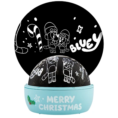 Christmas Lightshow Projection Bluey Shadow Light