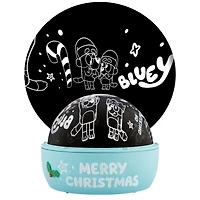 Christmas Lightshow Projection Bluey Shadow Light