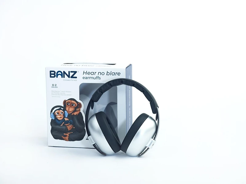 Baby Banz - Cache-oreilles - Protection auditive pour bébé - De 2 mois à 2 ans et plus - Meilleur indice de réduction du bruit de l'industrie - Doux et confortable