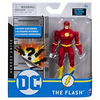 DC Comics, 4-Inch THE FLASH Action Figure with 3 Mystery Accessories, Adventure 2