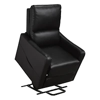 Reclinable chaise Ariel, Noir