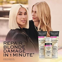 John Frieda Blonde+ Repair System, Pre-Shampoo Treatment, for Damaged, Blonde Hair | STEP 1 | Made in Canada