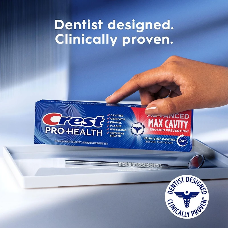 Crest Pro-Health Advanced Maximum Cavity Protection + Erosion Prevention Toothpaste, 90ML