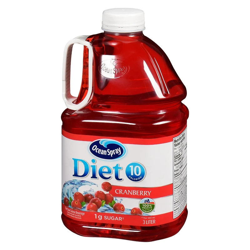 Ocean Spray Diet Cranberry Low Calorie Beverage, 3L