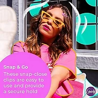 Goody Womens Classics Big Oval Epoxy Contour Clips, 4 Ct, Goody Contour Clips