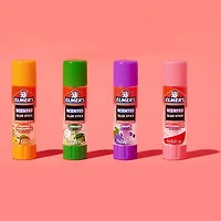 Bâtons de colle transparents parfumés Elmer's, sûrs et non toxiques, parfums assortis, 6 g chacun, 4 pièces chez Elmer