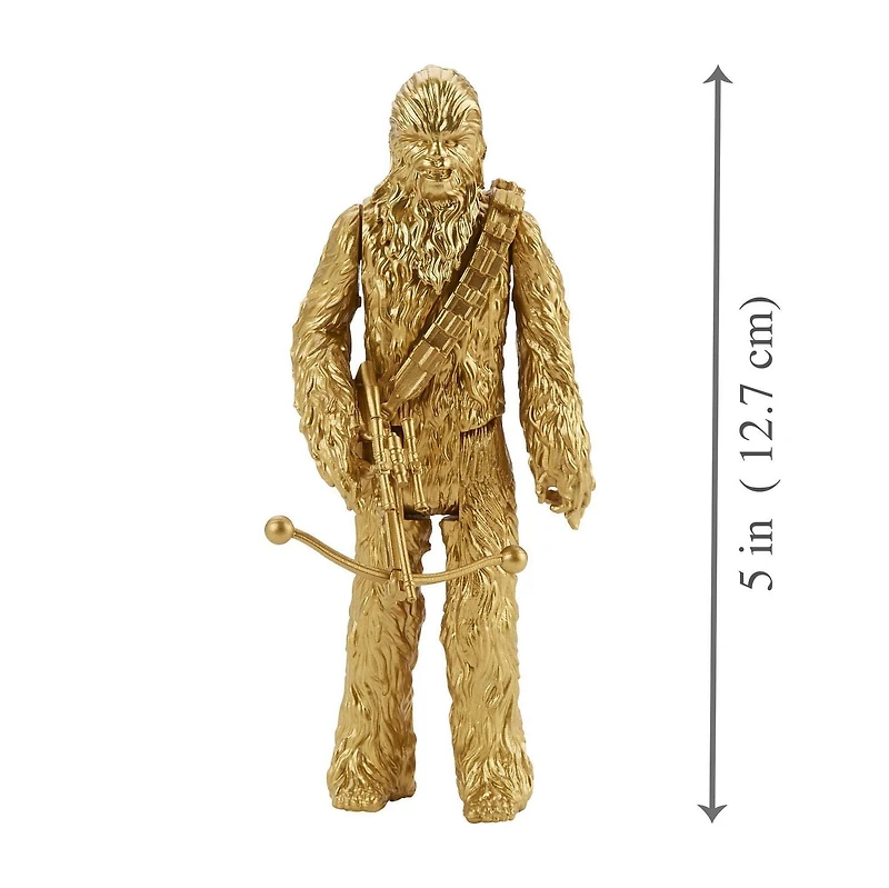 Star Wars Saga Skywalker, figurines Luke Skywalker et Chewbacca de 9,5 cm du film Star Wars : Le retour du JedI