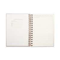 JOURNAUX THINK INK DOUBLE SPIRALE - ROSE/CARNET