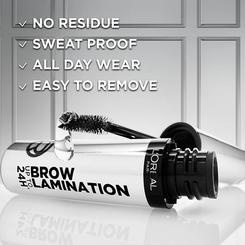 L’Oreal Paris Infallible 24H Brow Lamination, Transparent Eyebrow Gel, 5ml, Lift and laminate your eyebrows