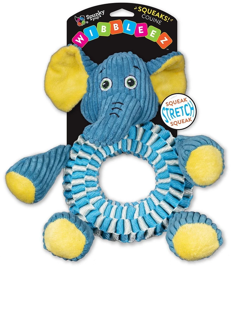 Jouet pour chien Wibbleez – grince, froisse, amusant !