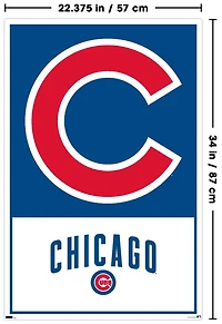 MLB Chicago Cubs - Logo 22 Wall Poster, 22.375" x 34"