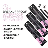 Eyeliner gel rétractable waterproof Breakup Proof
