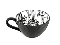 Ma Maison Black & White Floral Mug, 450ml (15oz) Mug