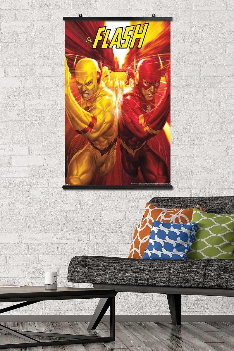 DC Comics - The Flash and The Reverse Flash - Race Wall Poster, 22.375" x 34"