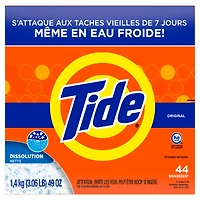 Tide Powder Laundry Detergent, Original Scent, 44 Loads, 1.4 kg, TIDE PWD HEC OS44LD