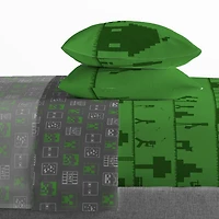 Minecraft 4-Piece Full Sheet Set, 100% Polyester, Full (Double)