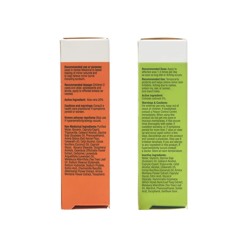 Zax's Original Pack Camping (crèmes contre les piqûres d'insectes et les brûlures)