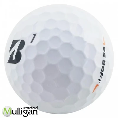 Mulligan - 48 balles de golf récupérées Bridgestone e6 Soft 5A, Blanc