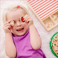 Melissa & Doug Ensemble d’aliments en bois Pizza Play