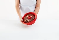 Lekue Mini Savarin Baking Mould 15cm Set of 2, Red