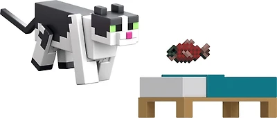 Minecraft Action Figures & Accessories Collection, 3.25-in Scale & Pixelated Design (Characters May Vary)