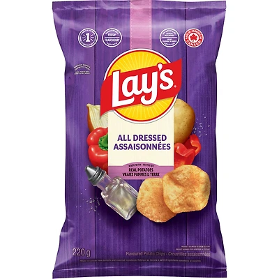 Lay’s croustilles Assaisonnées, format familial