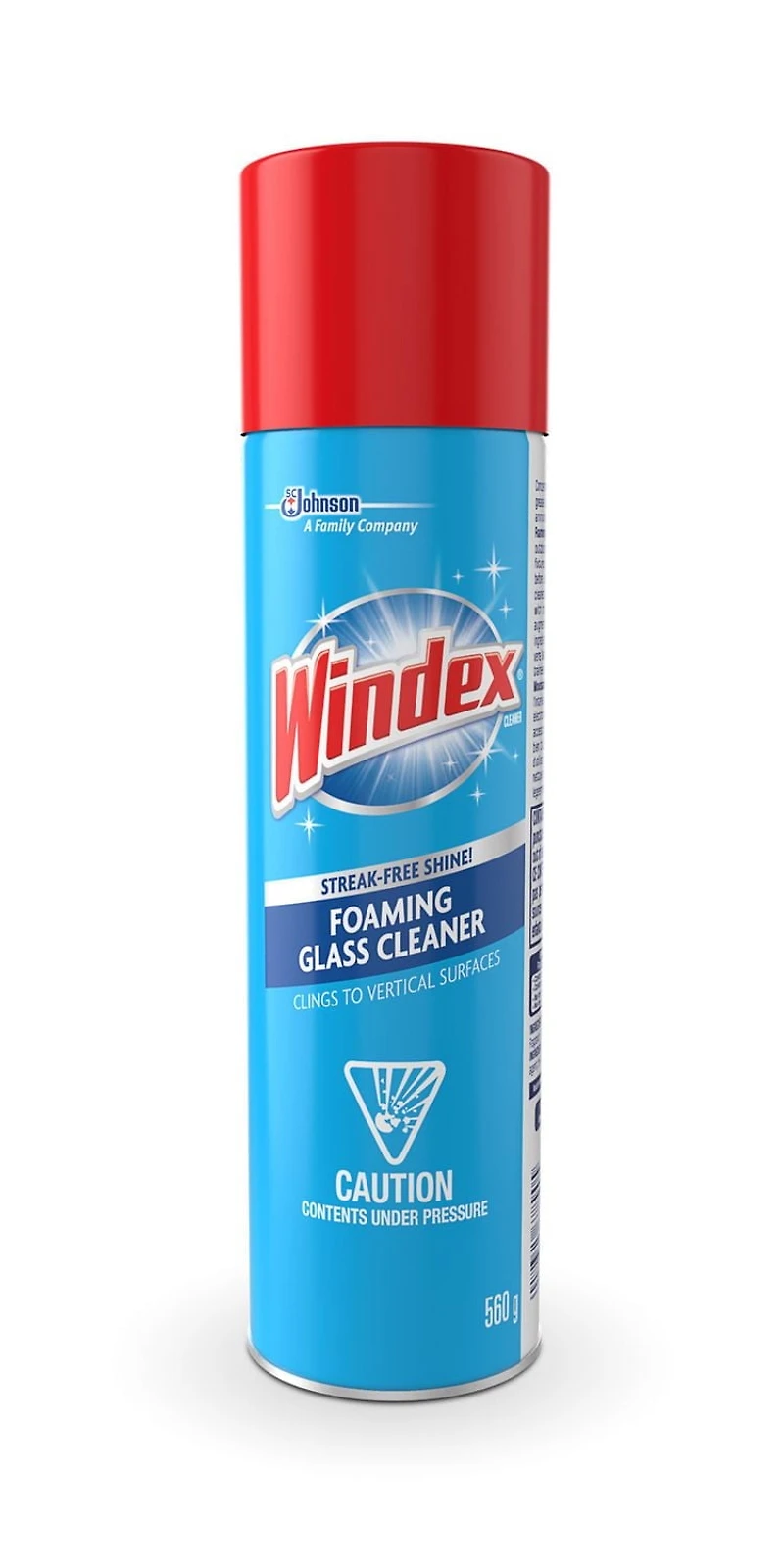 Windex Foaming Glass and Window Cleaner Spray, 560g