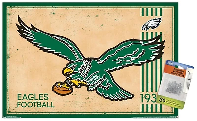 NFL Philadelphia Eagles - Retro Logo 14 Wall Poster