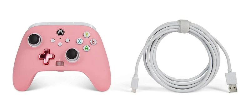 Manette câblée PowerA améliorée pour Xbox – Rose XBOX ONE X|S