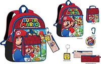 Licensed Super Mario 5 Pc. Backpack set