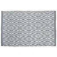 Tapis Diamant Tissé À La Main 30" X 48" Gris