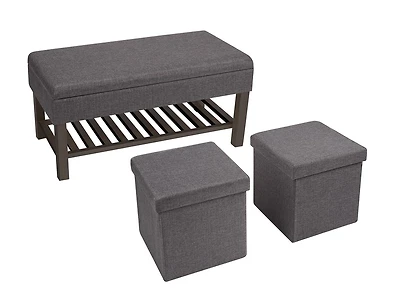 Storage Chest with Shoe Rack