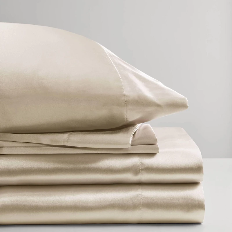 Ensemble de draps en satin Madison Park Essentials