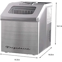 Machine à glaçons carrée, compacte et transparente de 40 lb avec fenêtre par Frigidaire