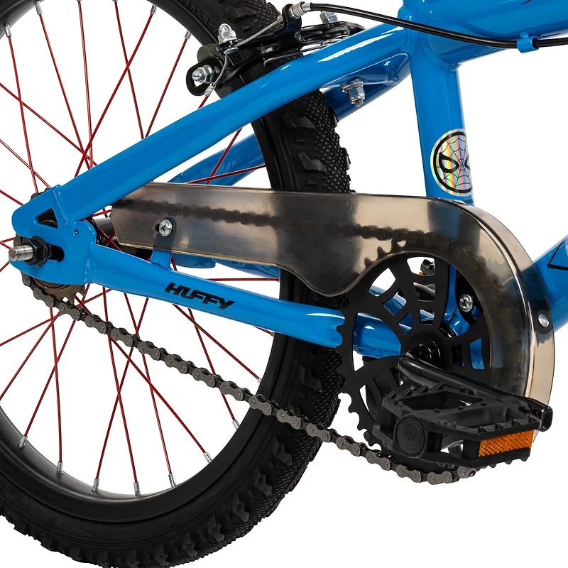 Vélo Spiderman de Huffy Marvel, 18 pouces pour garçons, rouge et bleu