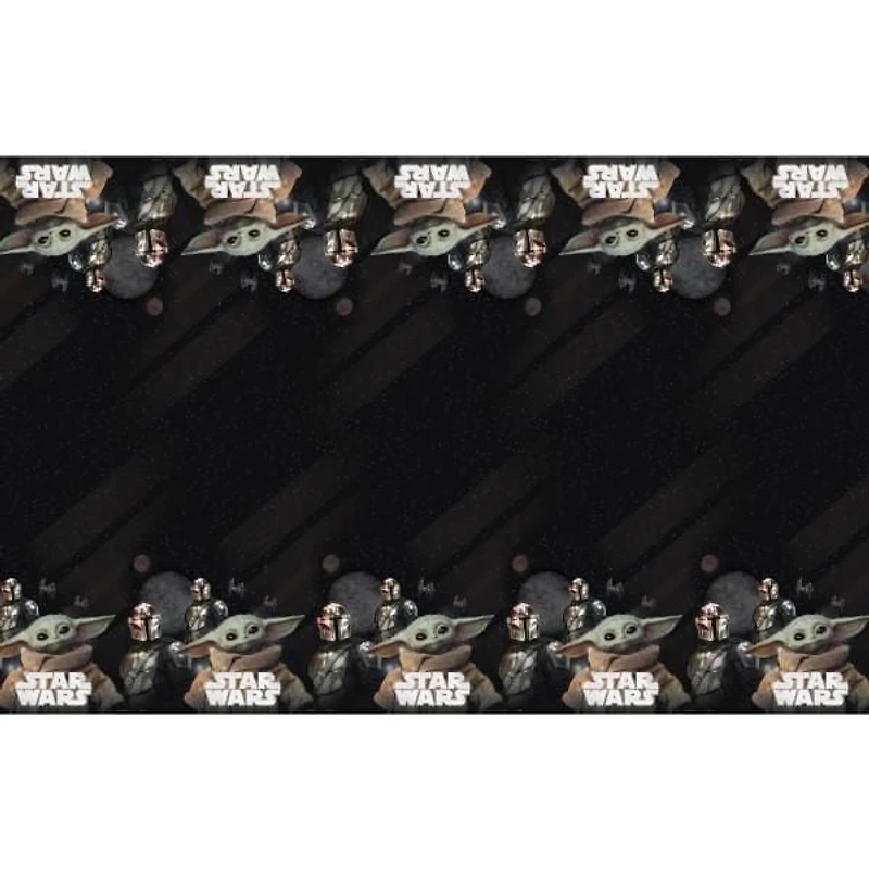 Nappe de table rectangulaire en plastique Mandalorian The Child, 54" x 84" 1 1.37Mx2.13M Nappe Plastique