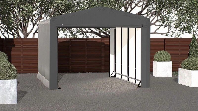 Garage ShelterTube classé vent/neige 12x18x10 Grs